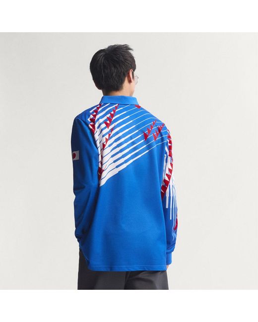 Adidas Blue Japan Home Long Sleeve Jersey 1993 for men