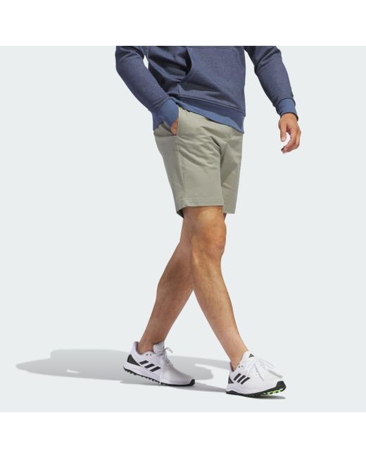 Adidas Blue Go-To Five-Pocket Golf Shorts for men