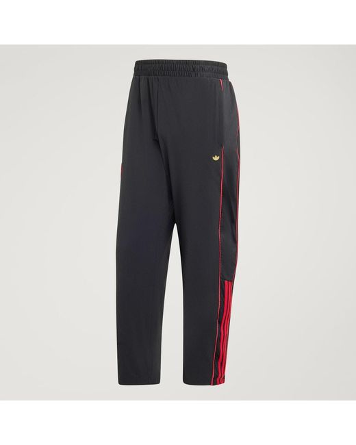 Adidas Red 98 Loose Track Tracksuit Bottoms for men