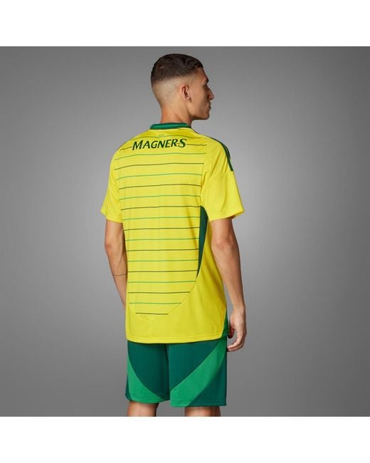 Adidas Yellow Celtic Fc 24/25 Away Jersey for men
