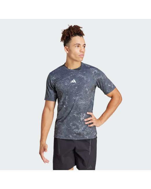 Adidas Originals Blue Power Workout T-shirt for men