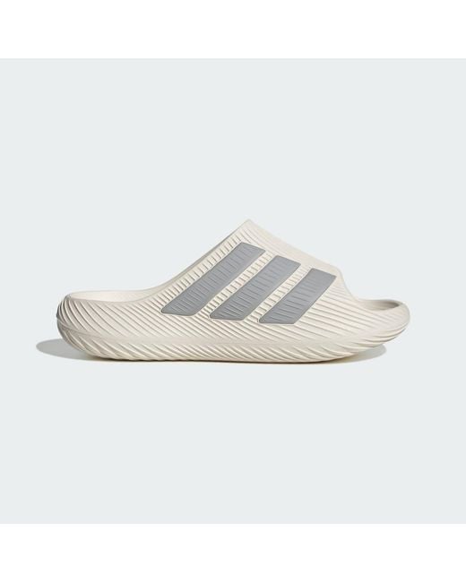 Adidas White Purechill Slides for men