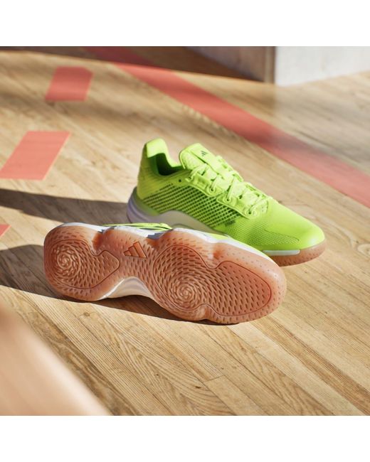 Adidas Yellow Stabil 16 Indoor Shoes for men