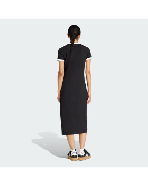 Adidas Black 3 Stripes Dress (Slim)