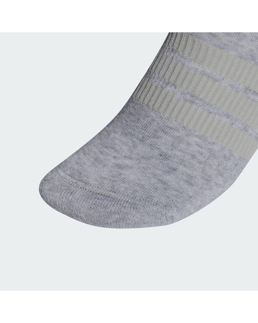 Adidas White Cushioned Sportswear Ankle Socks 3 Pair Pack