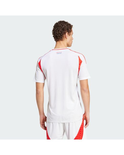 Adidas White Chile 24 Away Jersey for men