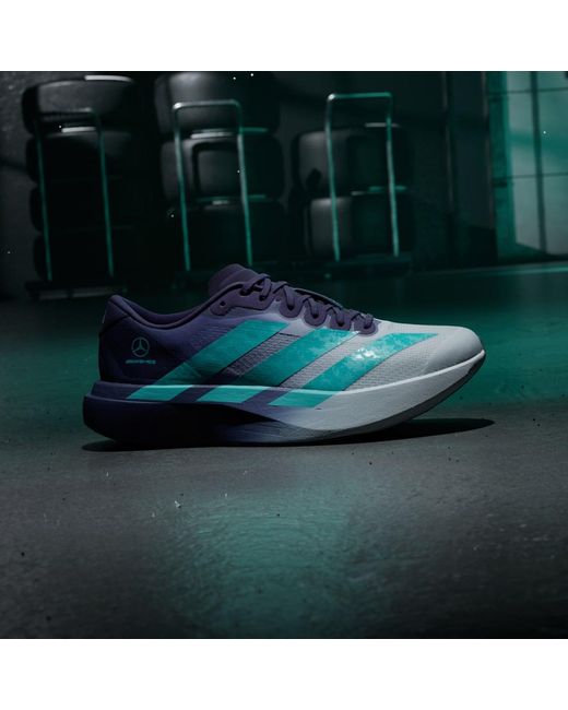 Adidas Blue Adizero Evo Sl Mercedes Amg Petrona F1 Team Shoes for men