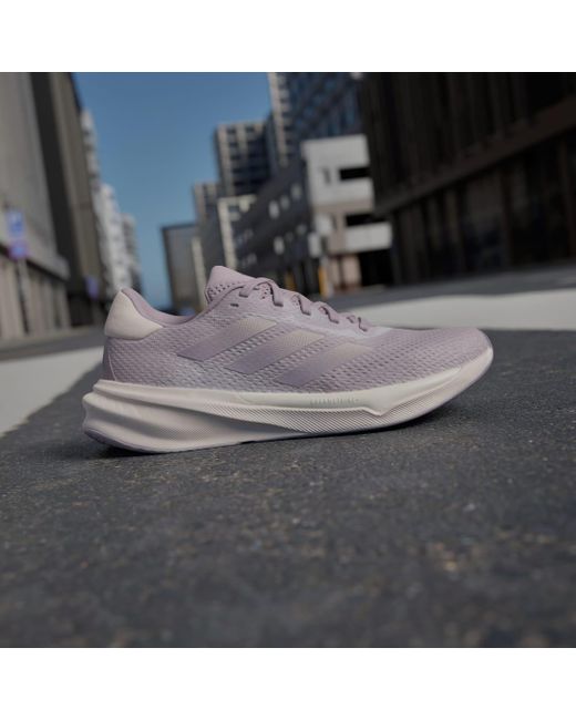 Adidas Purple Supernova Stride Shoes