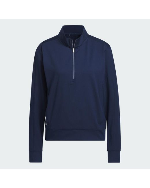 Felpa Ultimate365 Half-Zip Layering di Adidas in Blue