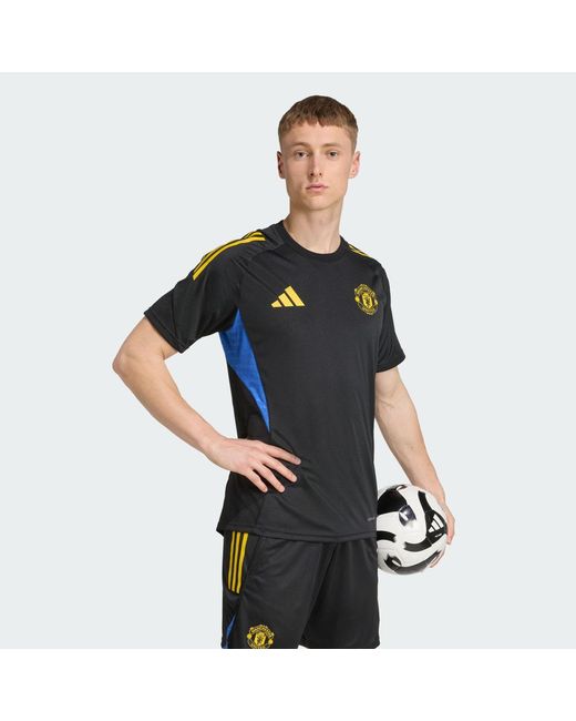 Adidas Black Manchester United Tiro 25 Competition Training Jersey for men