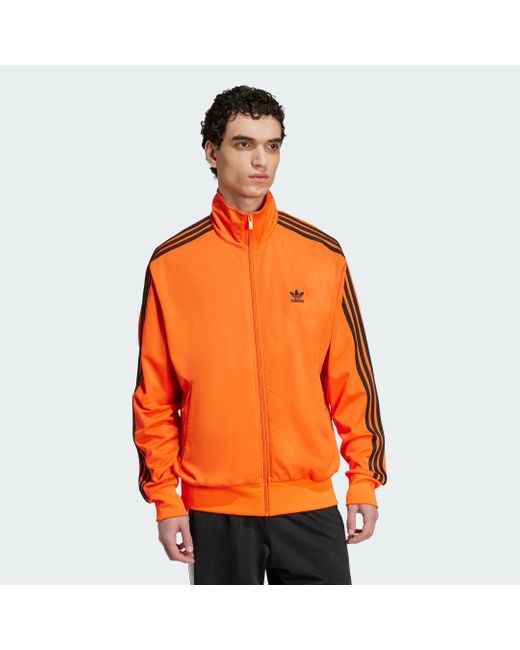 Adidas Orange Adicolor Classics Firebird Track Top for men