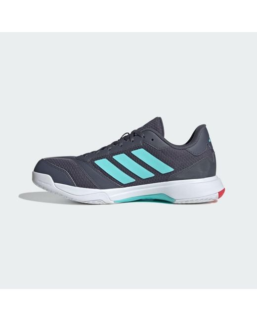 Adidas Blue Ligra 8 Indoor Shoes for men