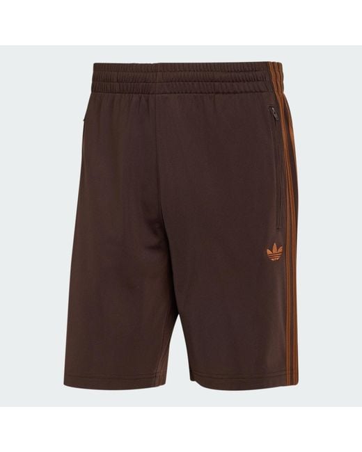 Adidas Black Shorts Adidas Firebird Shorts Aurora Coffee/ Dusky Bronze for men