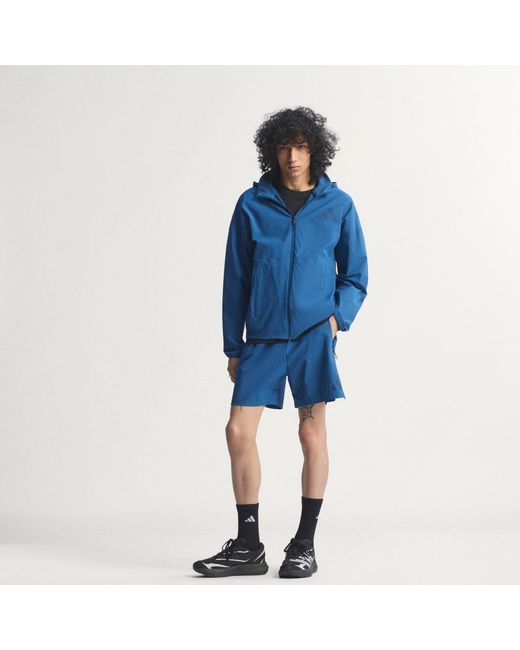 Adidas Blue Z.N.E. Woven Track Top for men