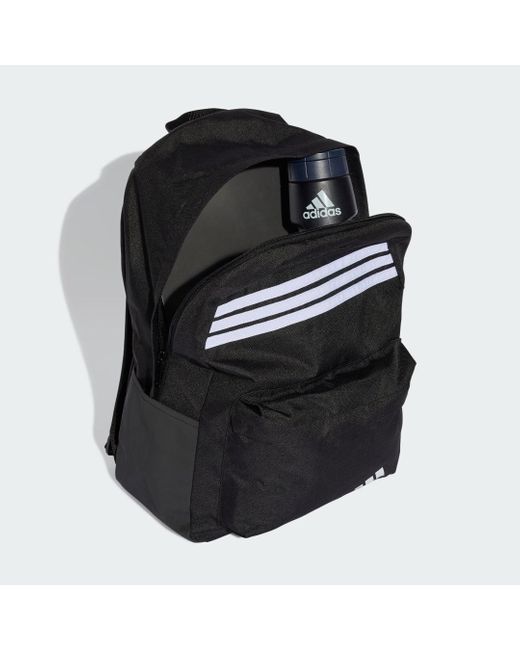 Adidas Black Classic 3-Stripes Horizontal
