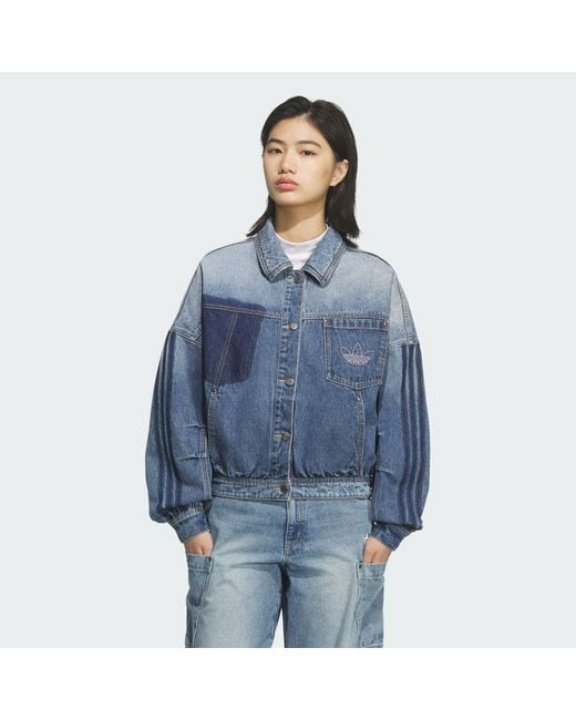 Adidas Blue Denim Jacket