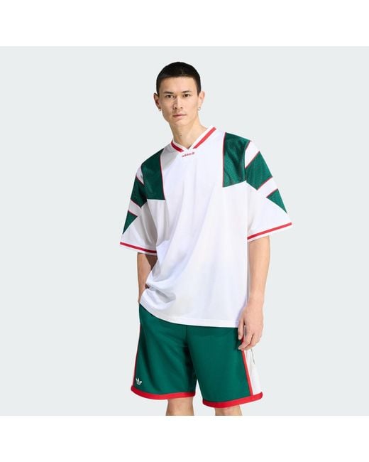 Adidas Originals Green Panel Jersey for men