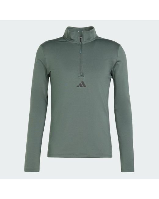 Adidas Green Workout Top for men