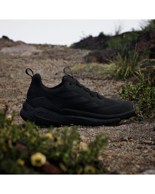 Adidas Black Terrex Free Hiker 2.0 Low Gore-Tex Hiking Shoes for men