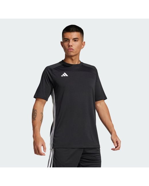 Adidas Black Tiro 25 Essentials Jersey for men