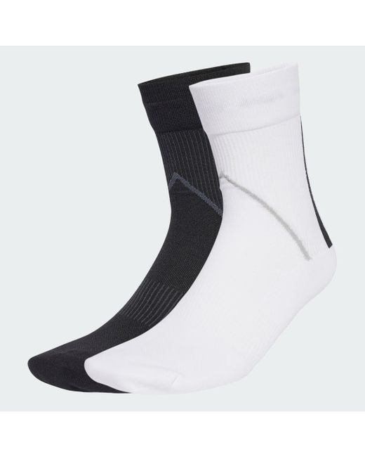 Adidas Originals Black Techy Crew Socks 2 Pairs