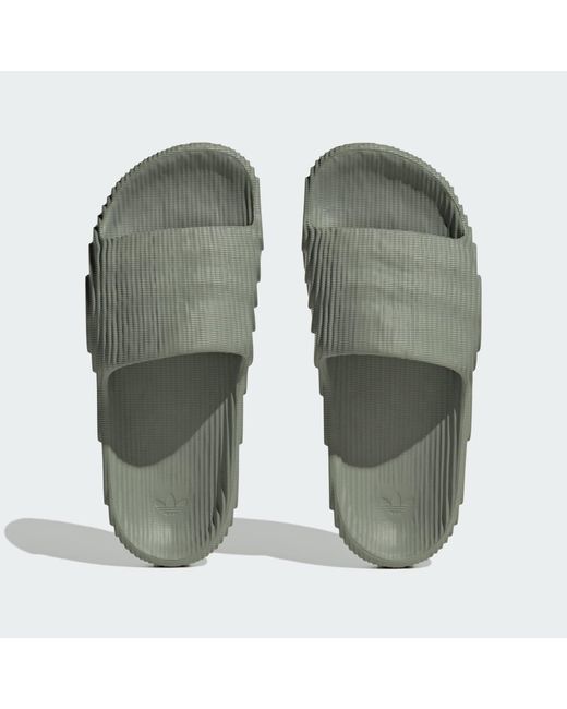 Adidas Green Adilette 22 Slides