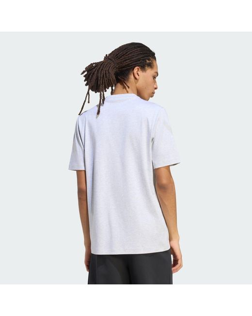 Adidas White Z.N.E. T-Shirt for men