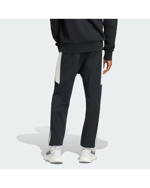 Adidas Black New Zealand Rugby Leisurewear Tracksuit Bottoms for men
