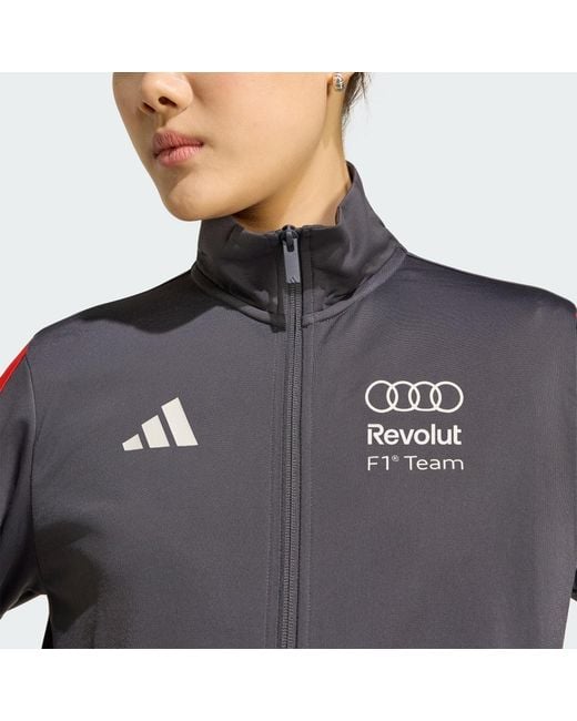 Adidas Gray Audi Revolut F1 Team Dna Track Top