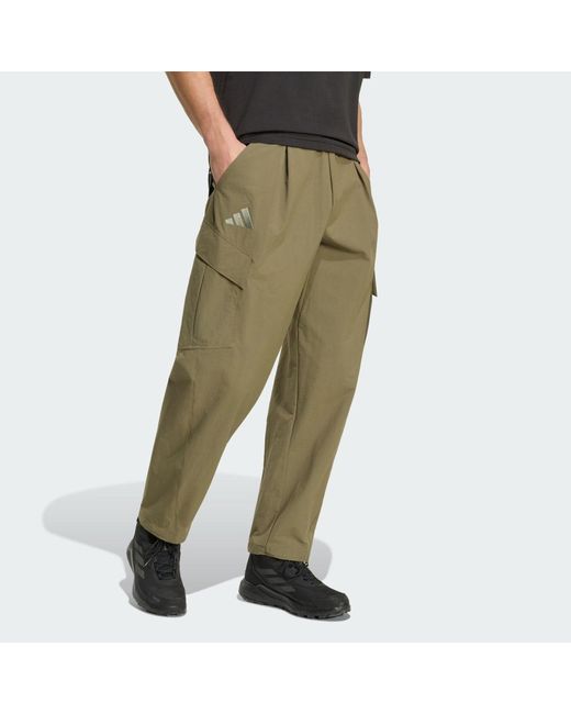 Adidas Green Terrex Xploric Clima365 Cargo Pants for men