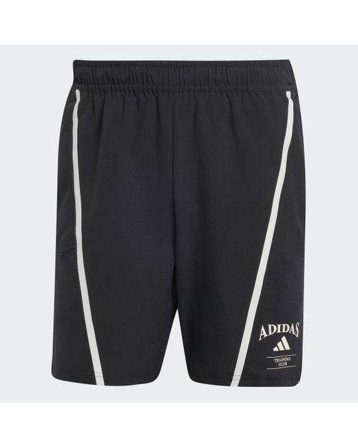 Adidas Black Designed-For-Training Legacy Shorts for men