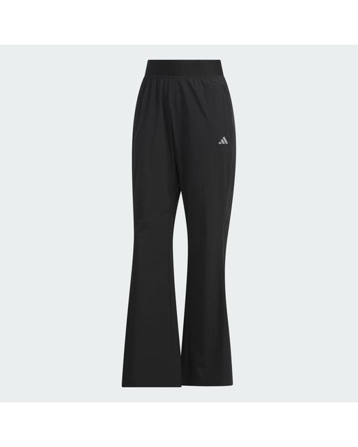 Adidas Black Flared Leg Woven Pant