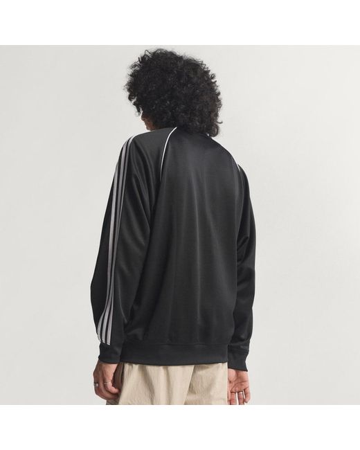 Adidas Black Sst Adicolor Classics Loose Track Top for men