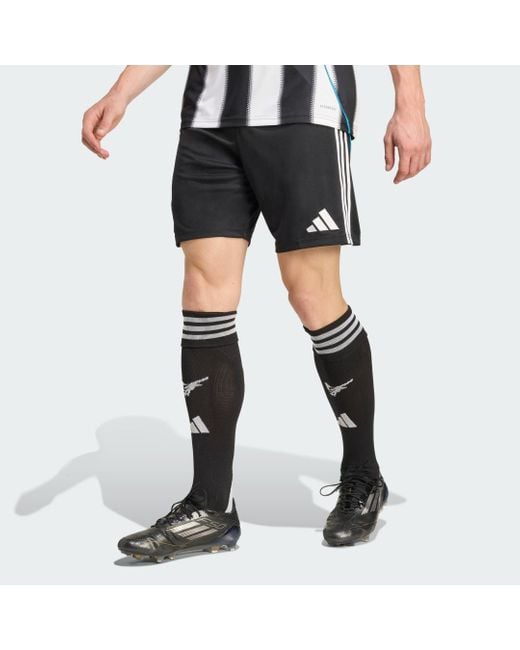 Adidas Black Newcastle United Fc 25/26 Home Shorts for men