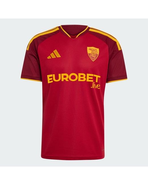 Adidas Red As Roma 26/27 Home Jersey for men