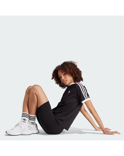 Adidas Black Adicolor Classics 3-stripes T-shirt