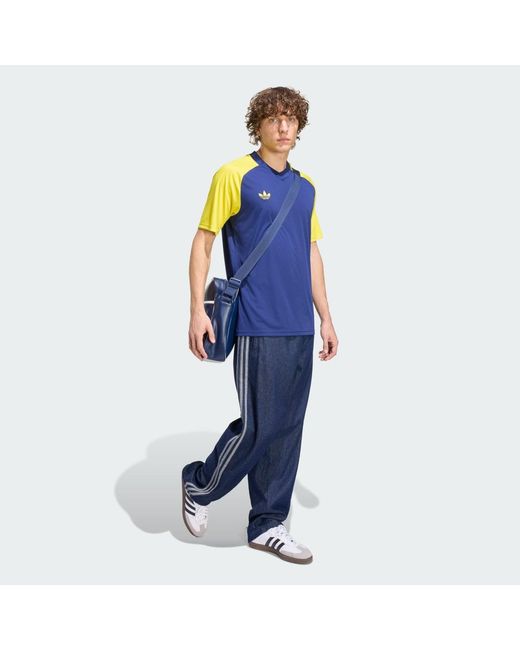 Adidas Blue 26 Pre Match Jersey Trefoil for men