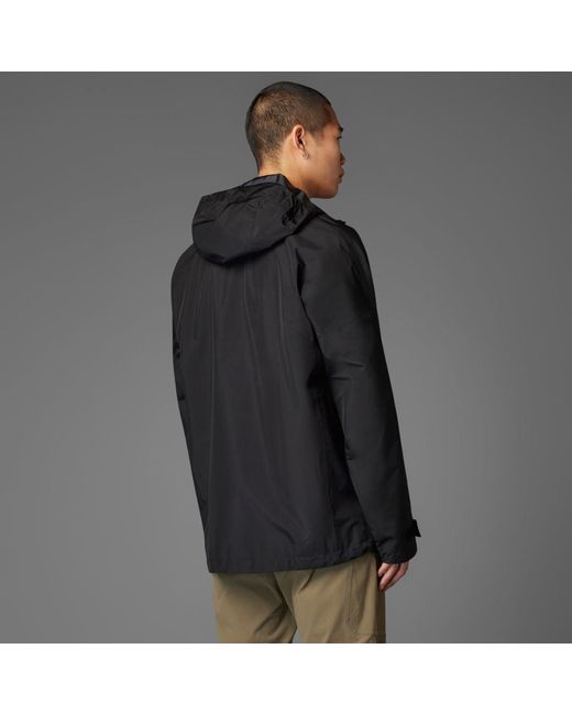 Adidas Black Terrex Xperior 2L Gore-Tex Performance Jacket for men