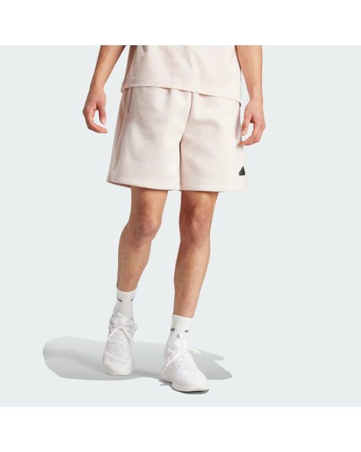 Adidas White Z.n.e. Premium Shorts for men
