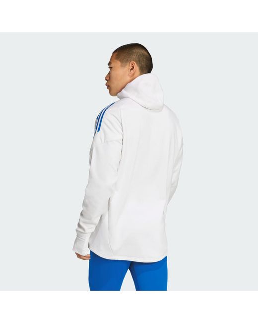 Adidas Blue Real Madrid Tiro 25 Competition Winterized Top for men