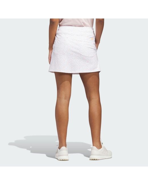 Adidas Originals White Ultimate365 Printed Knit Skort