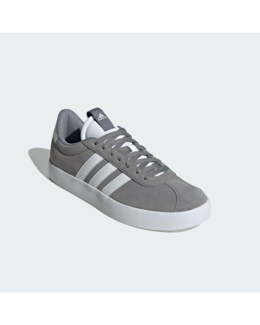 Adidas Gray Vl Court 3.0 Shoes