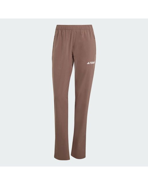 Adidas Brown Multi Essentials Stretch Joggers