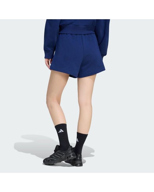 Adidas Blue Kit Small Logo Shorts