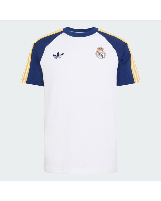 Adidas Originals Blue Real Madrid Originals T-Shirt for men