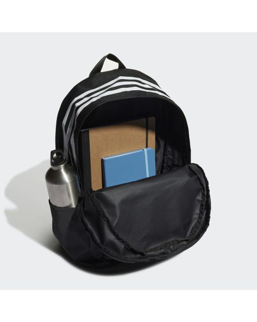 Adidas Black Classic 3-stripes Backpack