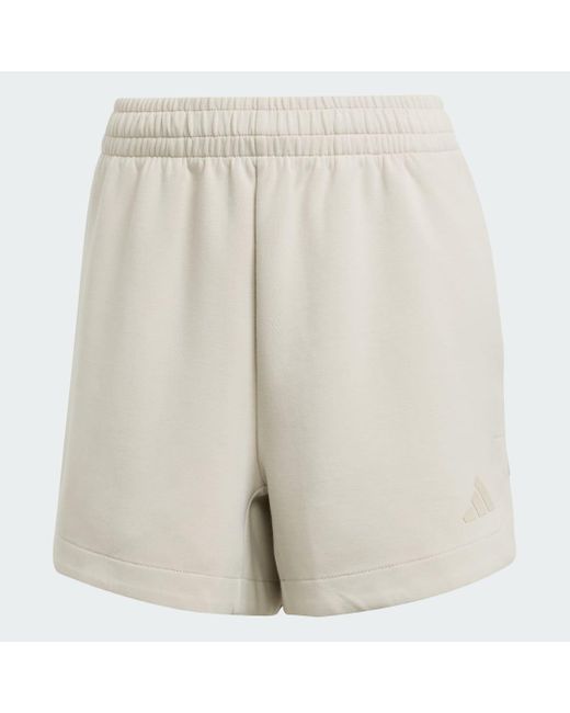 Soft Lux Loose Shorts di Adidas in Natural