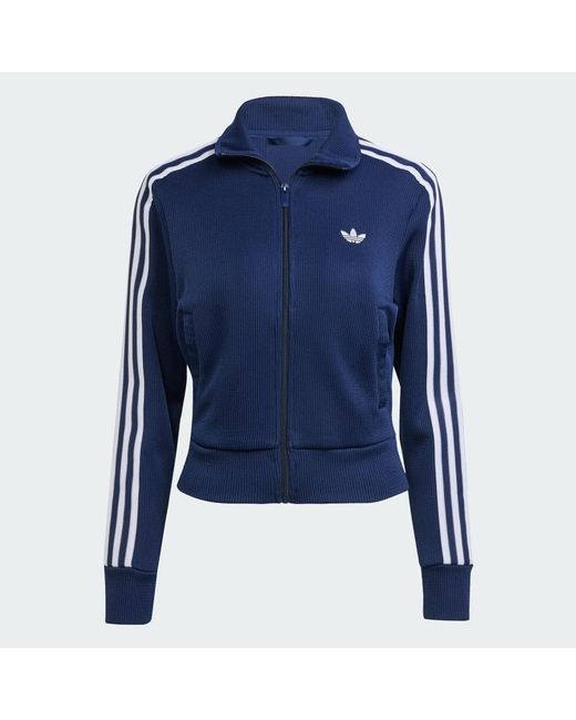 Adidas Blue Firebird Adicolor Knit Track Top
