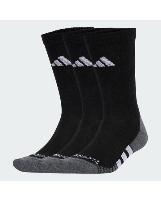 Adidas Black Performance Climacool Cushioned Crew Socks 3 Pairs