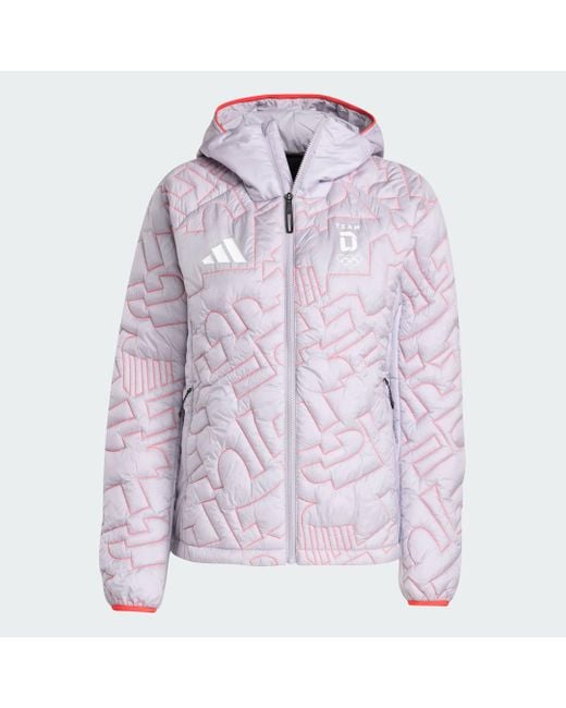 Adidas Purple Team D Primaloft Jacke